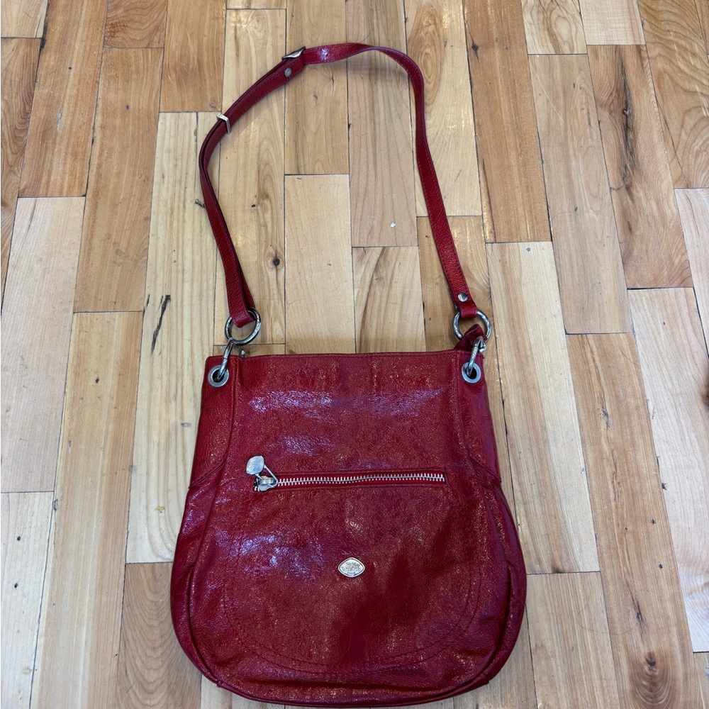 Elegant Red Shoulder Bag